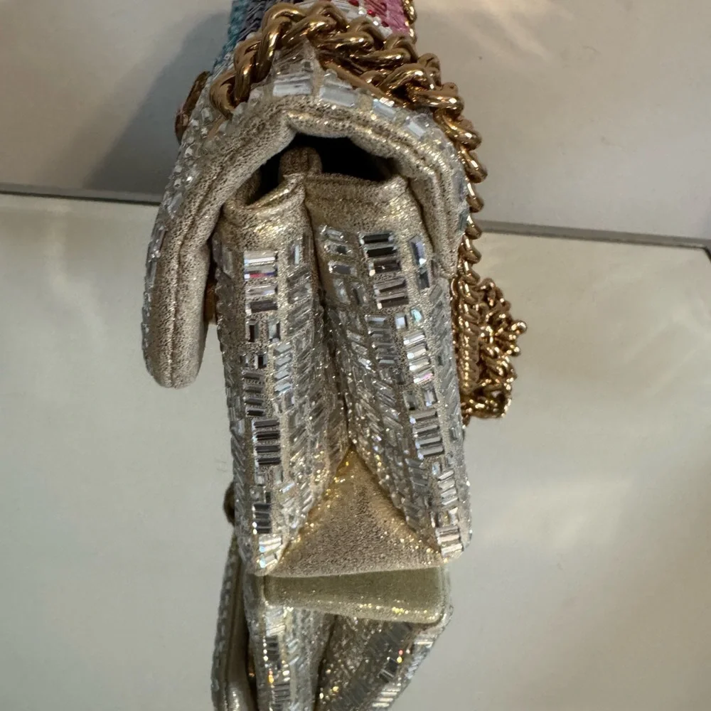 Kurt Geiger Mini Kensington Rainbow Crystals Bag New without tags - Picture 3 of 5